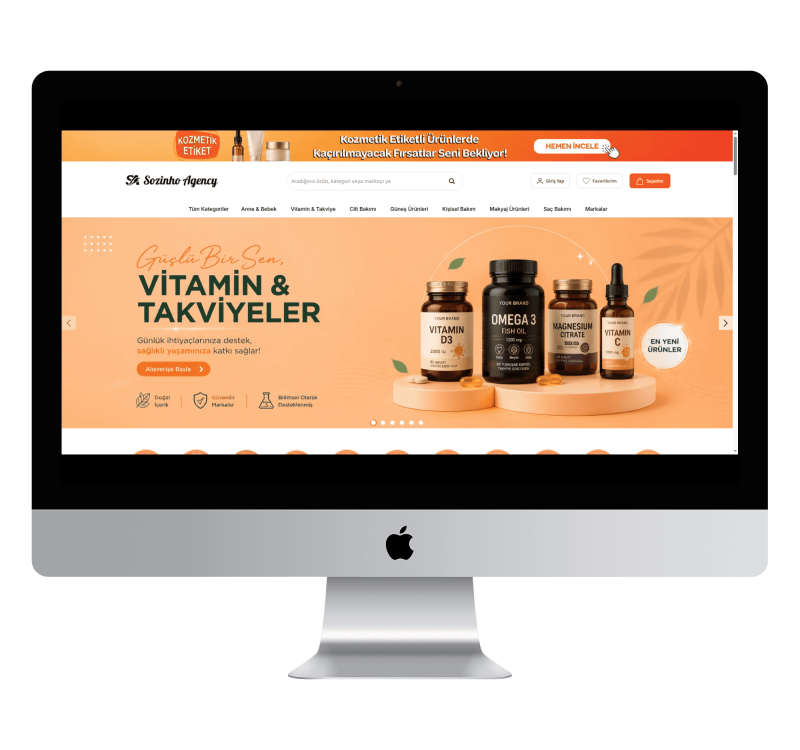 OpenCart Kozmetik E-Ticaret Teması