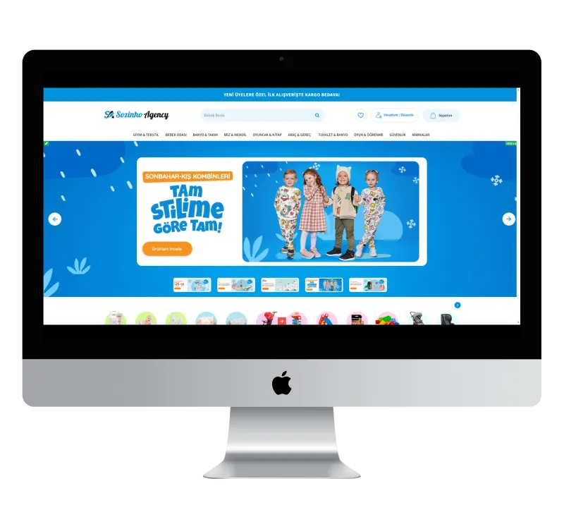 OpenCart Anne & Bebek E-Ticaret Teması