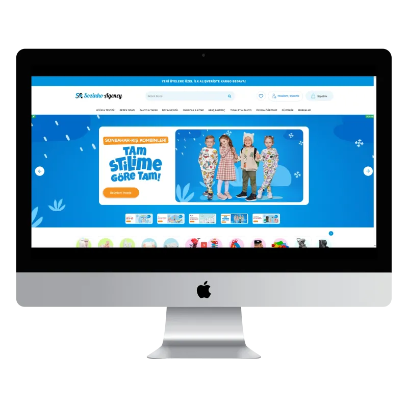 OpenCart Anne & Bebek E-Ticaret Teması