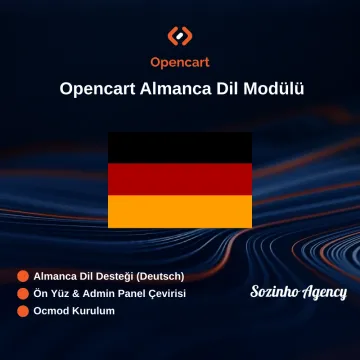 Opencart Almanca Dil Modülü