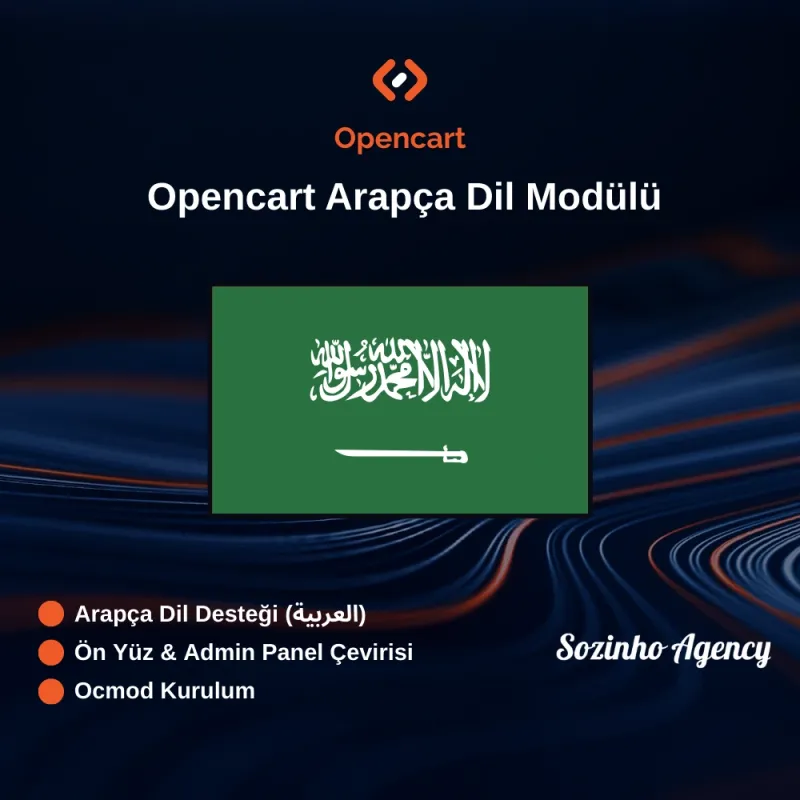 Opencart Arapça Dil Modülü
