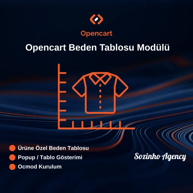 Opencart Beden Tablosu Modülü