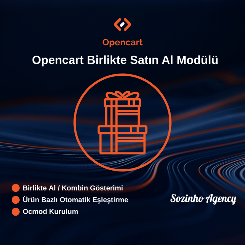Opencart Birlikte Satın Al Modülü