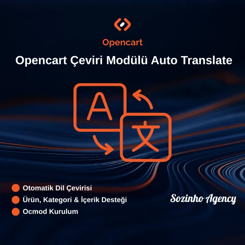 Opencart Çeviri Modülü Auto Translate