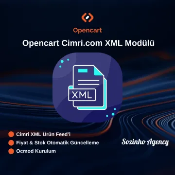 Opencart Cimri.com XML Modülü Opencart Cimri.com XML Modülü