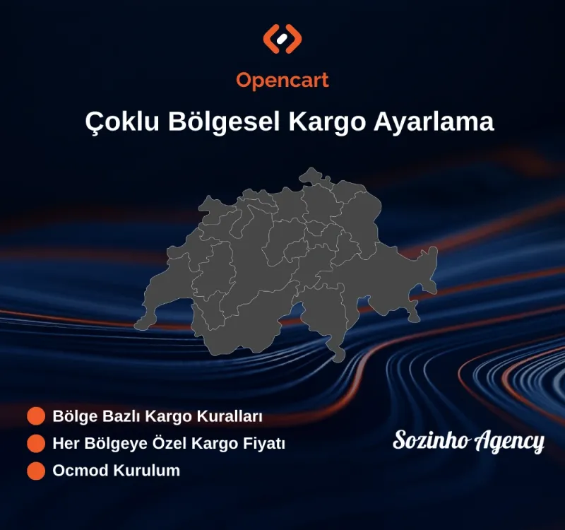 Opencart Çoklu Bölgesel Kargo Ayarlama
