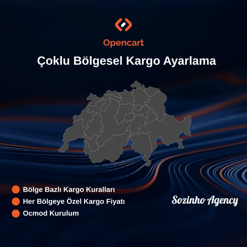 Opencart Çoklu Bölgesel Kargo Ayarlama