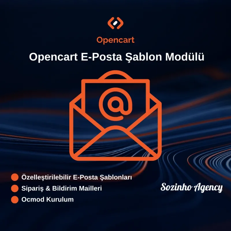 Opencart E-Posta Şablon Modülü