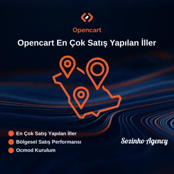 Opencart En Çok Satış Yapılan İller Modülü Opencart En Çok Satış Yapılan İller Modülü