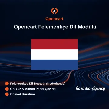 Opencart Felemenkçe Dil Modülü