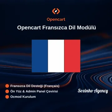 Opencart Fransızca Dil Modülü