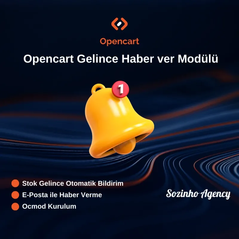 Opencart Gelince Haber ver Modülü