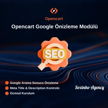 Opencart Google Önizleme Modülü Opencart Google Önizleme Modülü