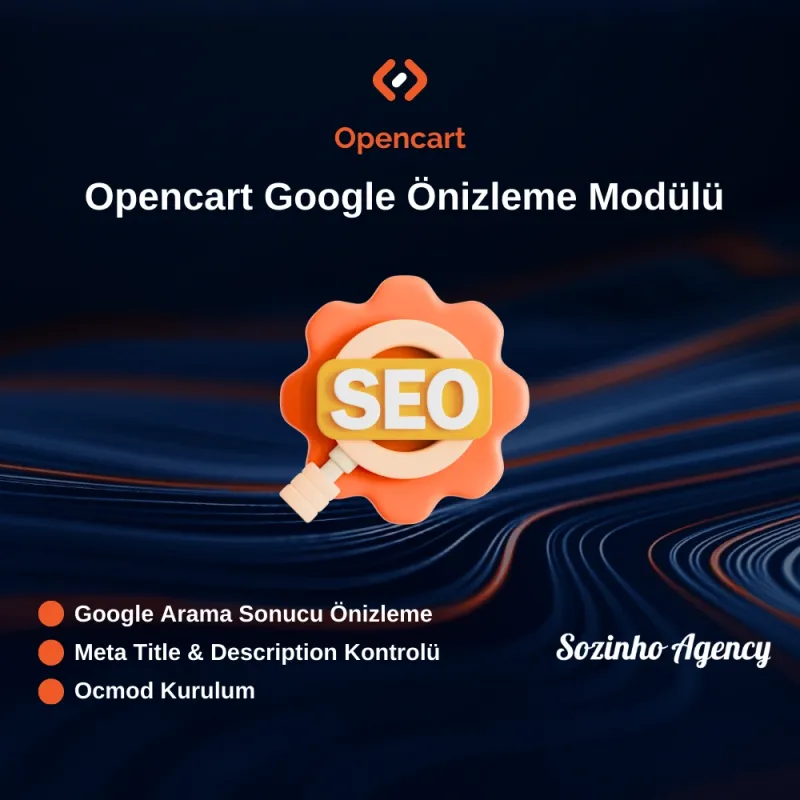 Opencart Google Önizleme Modülü