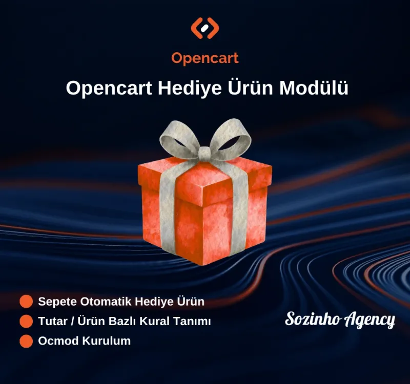 Opencart Hediye Ürün Modülü