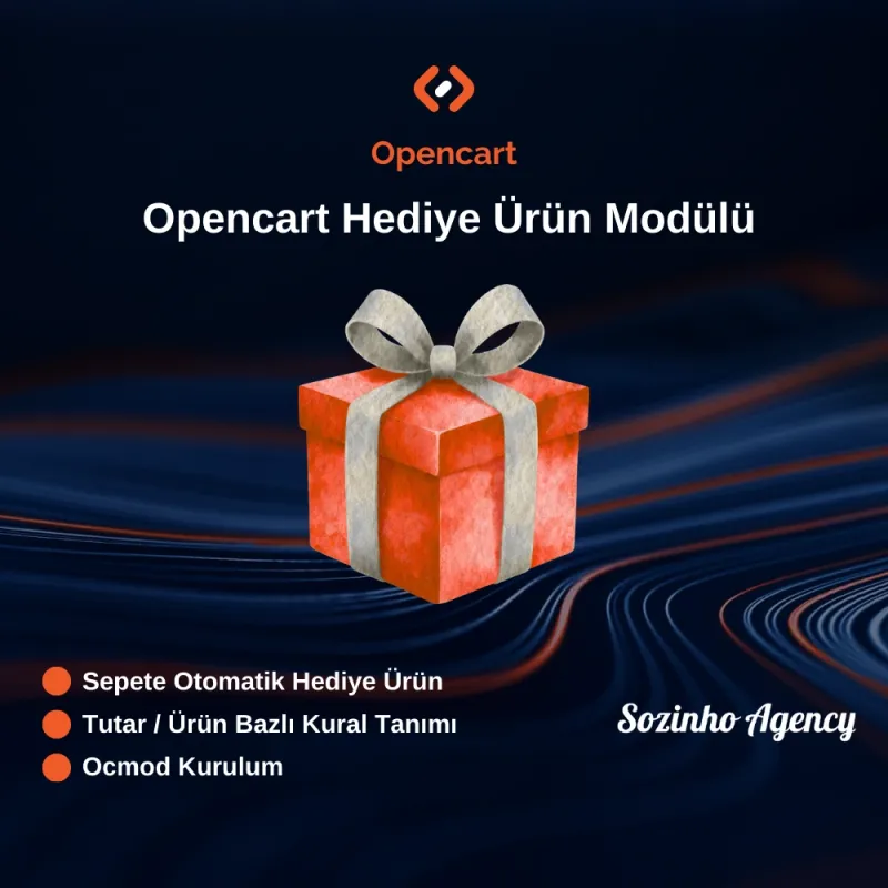 Opencart Hediye Ürün Modülü
