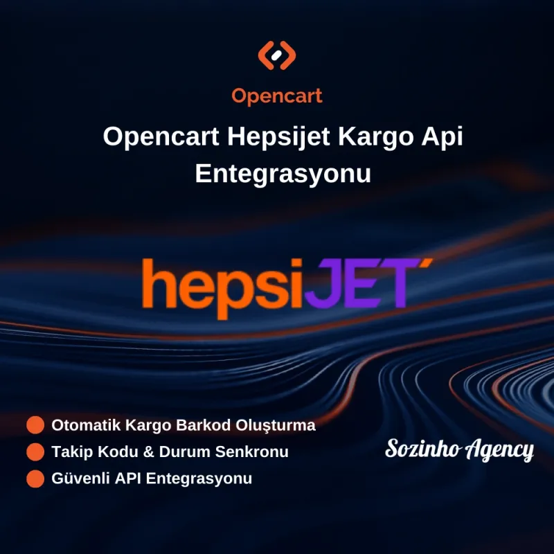 Opencart Hepsijet Kargo Api Entegrasyonu