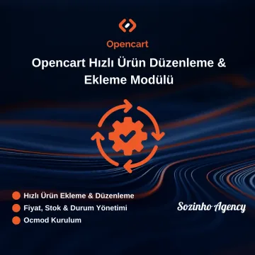 Opencart Hızlı Ürün Düzenleme & Ekleme Modülü