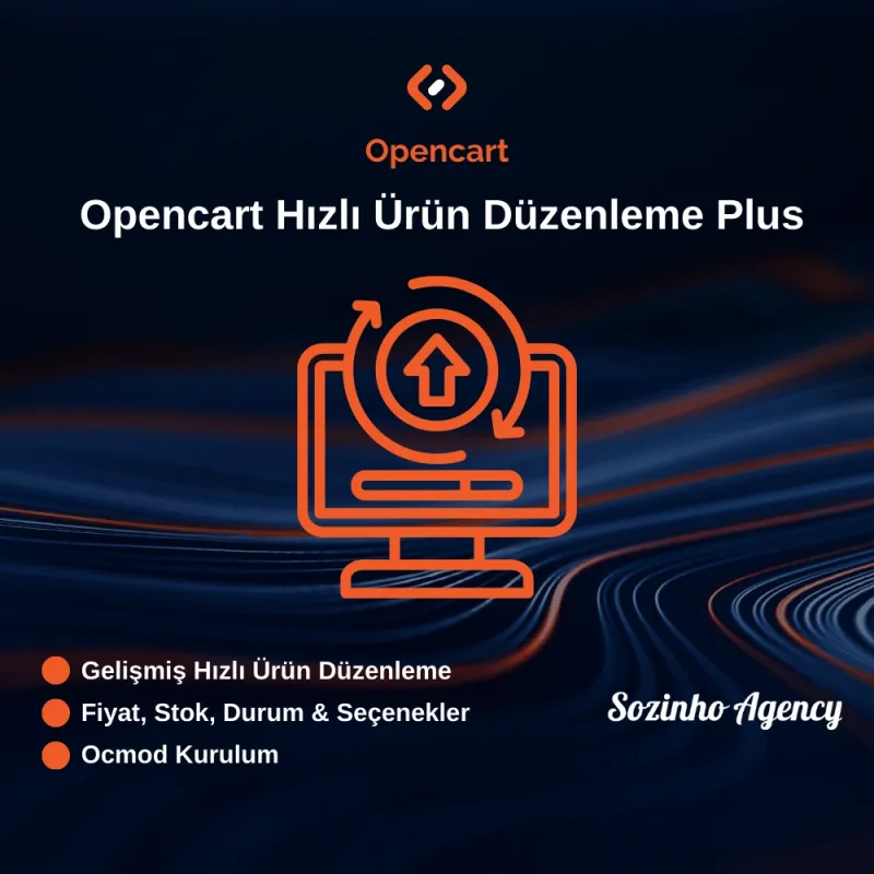 Opencart Hızlı Ürün Düzenleme Plus
