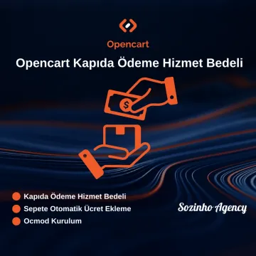 Opencart Kapıda Ödeme Hizmet Bedeli Opencart Kapıda Ödeme Hizmet Bedeli