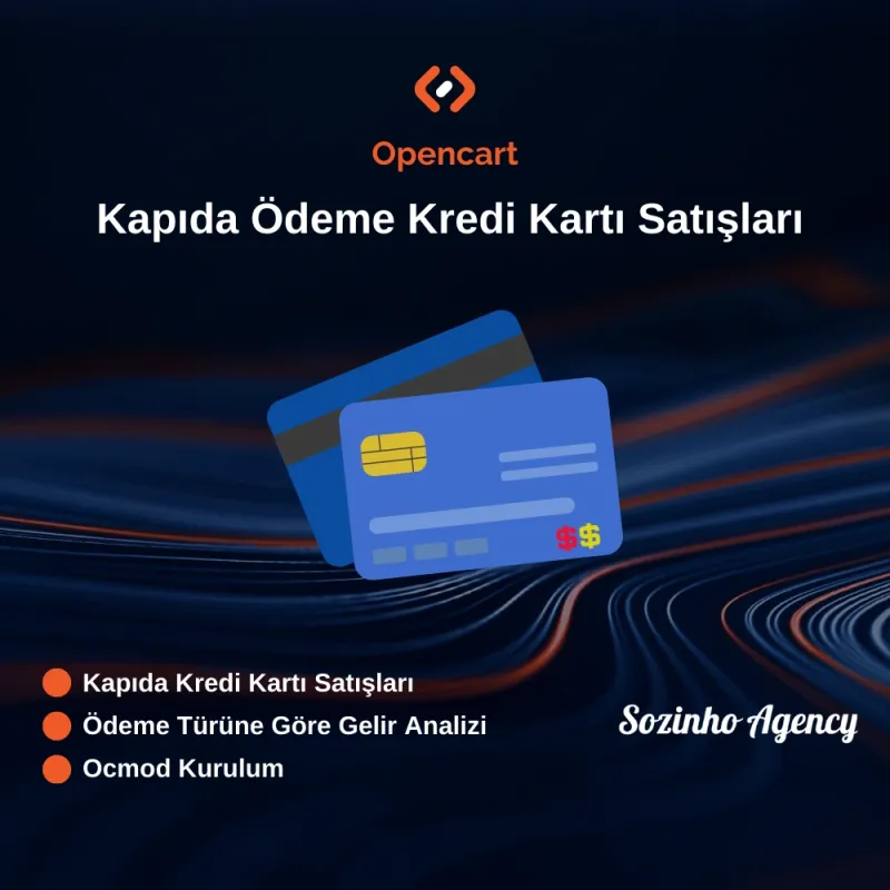 Opencart Kapıda Ödeme Kredi Kartı Satışları Modülü