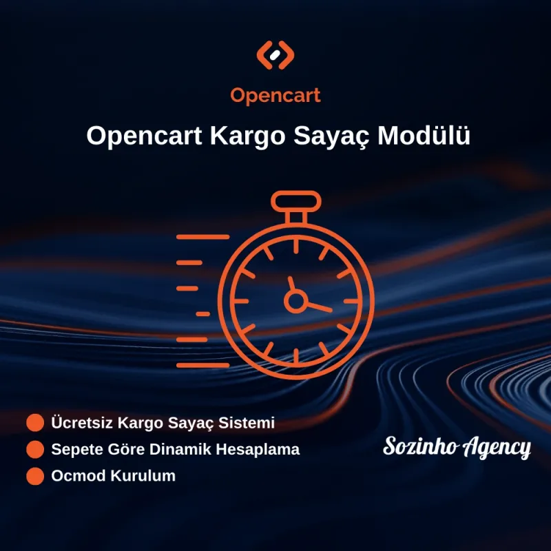 Opencart Kargo Sayaç Modülü