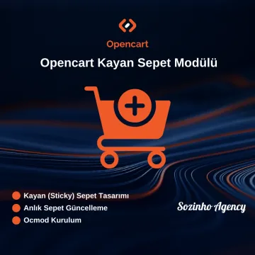 Opencart Kayan Sepet Modülü Opencart Kayan Sepet Modülü