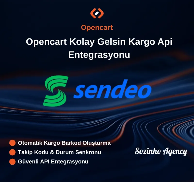 Opencart Kolay Gelsin Kargo Api Entegrasyonu