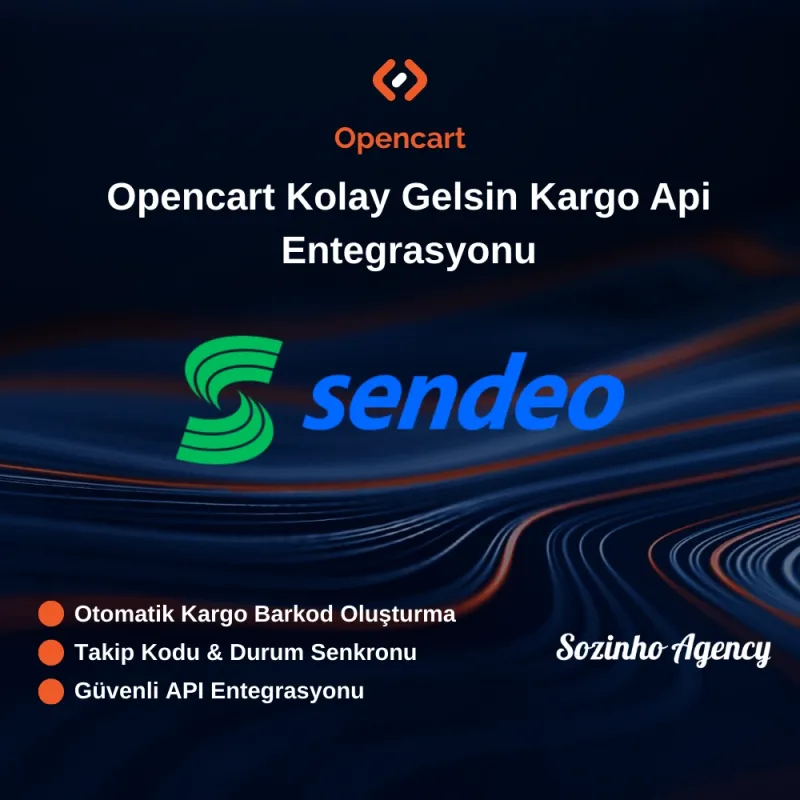 Opencart Kolay Gelsin Kargo Api Entegrasyonu