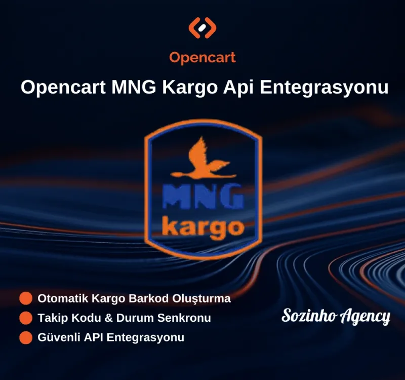 Opencart MNG Kargo Api Entegrasyonu