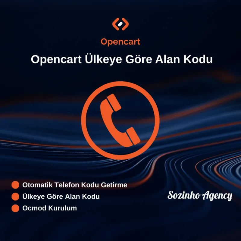 Opencart Otomatik Telefon Hanesi Getirme