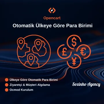 Opencart Otomatik Ülkeye Göre Para Birimi