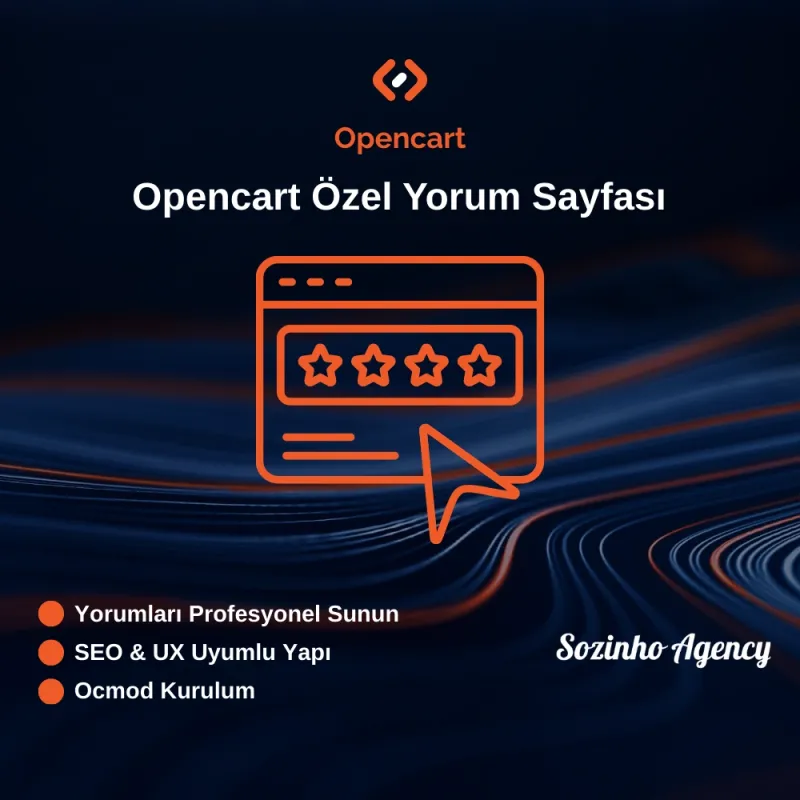 Opencart Özel Yorum Sayfası