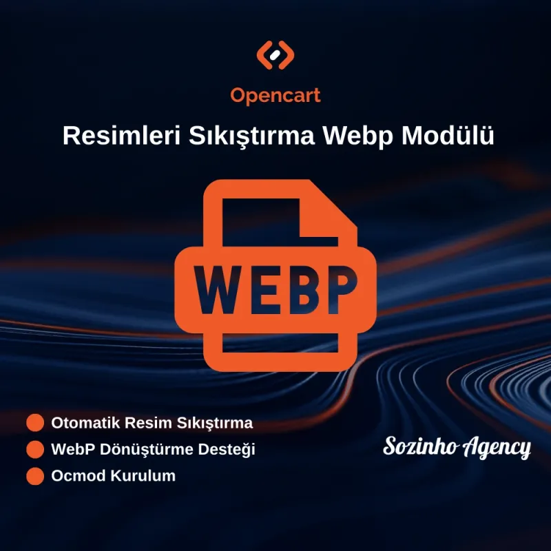 Opencart Resimleri Sıkıştırma Webp Modülü