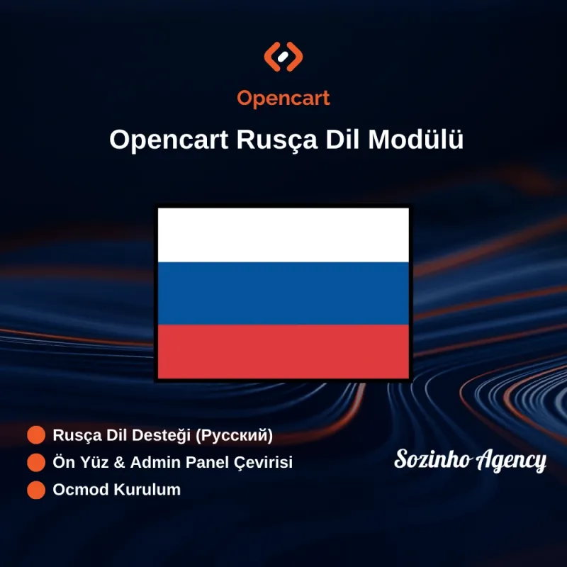 Opencart Rusça Dil Modülü