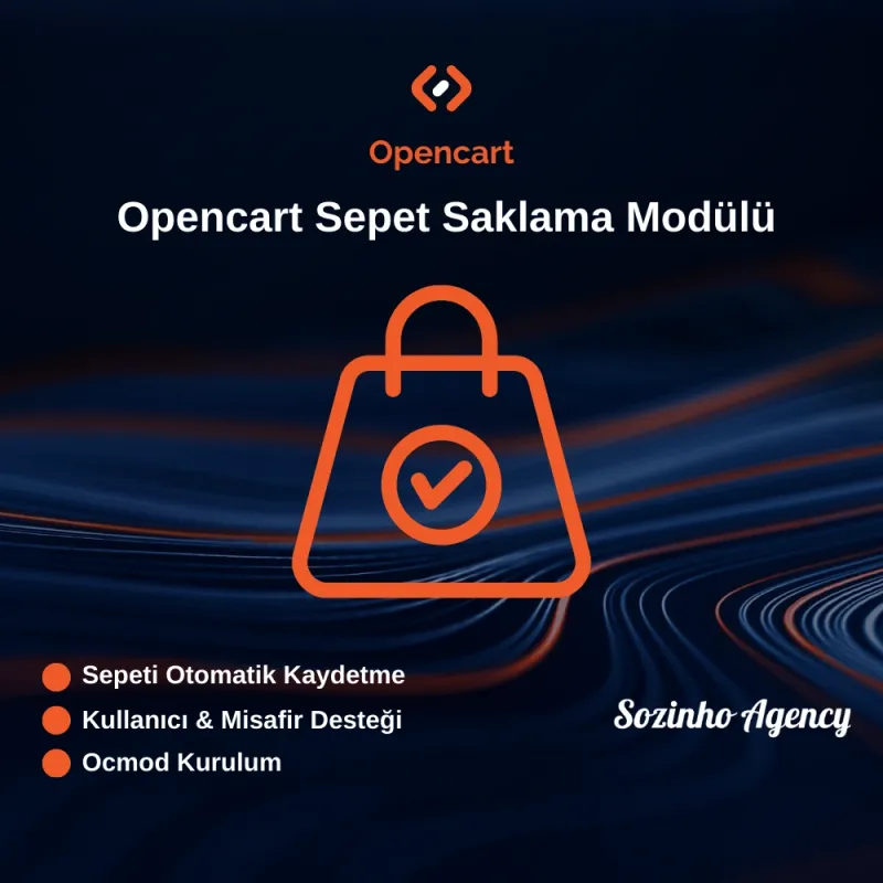 Opencart Sepet Saklama Modülü