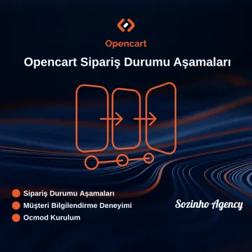 Opencart Sipariş Durumu Aşamaları Modülü Opencart Sipariş Durumu Aşamaları Modülü