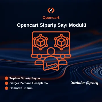 Opencart Sipariş Sayı Modülü Opencart Sipariş Sayı Modülü