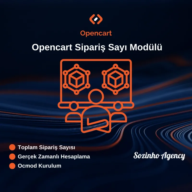 Opencart Sipariş Sayı Modülü