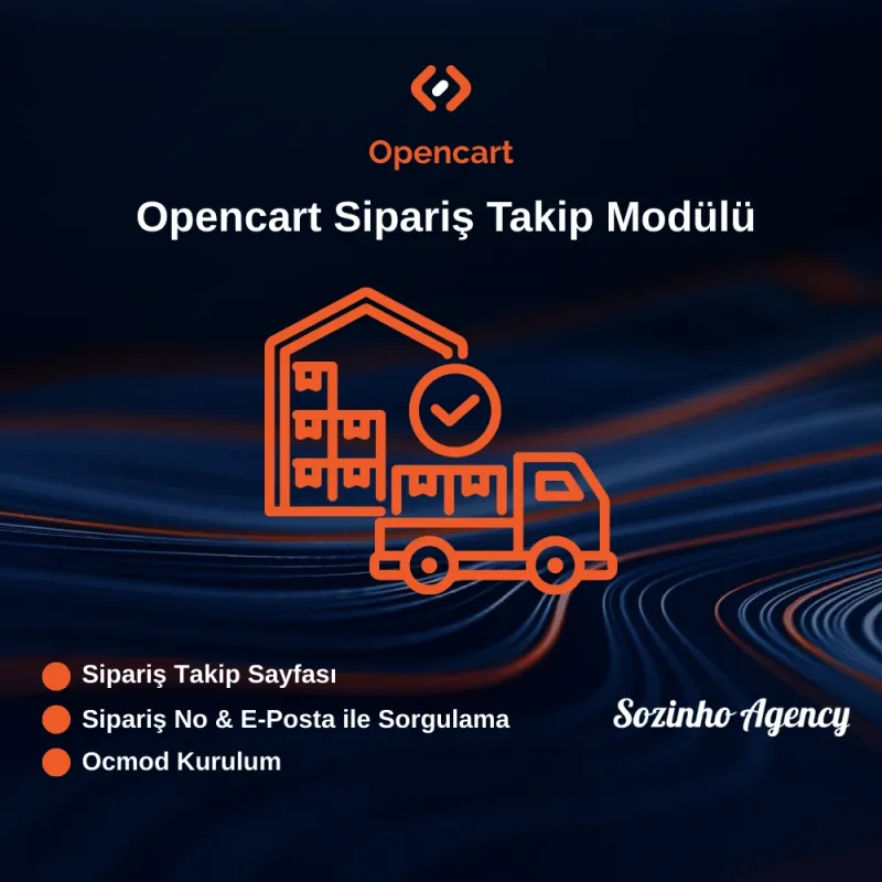 Opencart Sipariş Takip Modülü