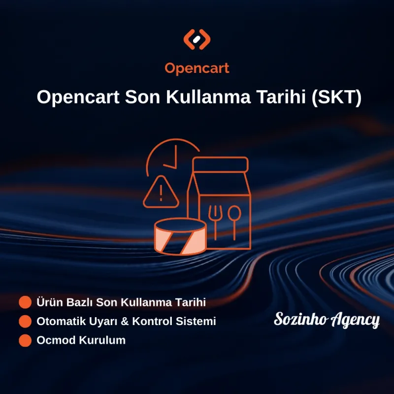 Opencart Son Kullanma Tarihi Modülü (SKT)