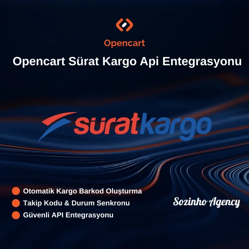 Opencart Sürat Kargo Api Entegrasyonu
