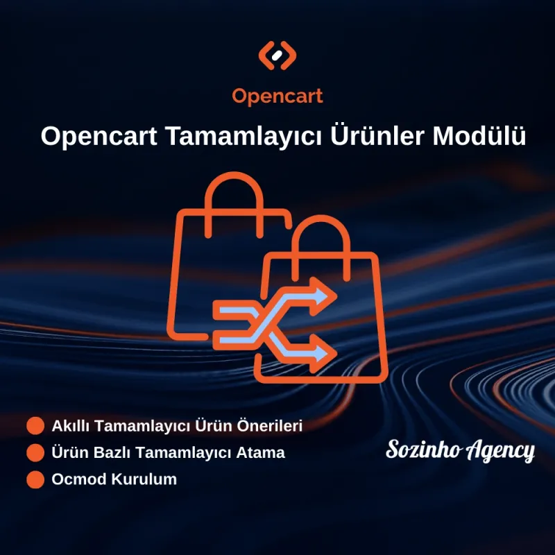 Opencart Tamamlayıcı Ürünler Modülü