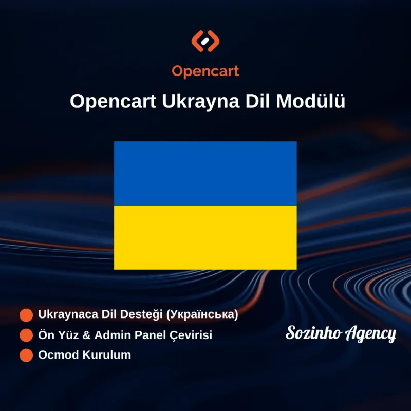 Opencart Ukrayna Dil Modülü
