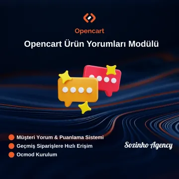 Opencart Ürün Yorumları Modülü Opencart Ürün Yorumları Modülü