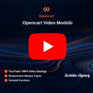 Opencart Video Modülü Opencart Video Modülü