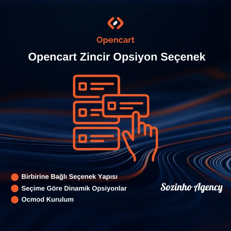 Opencart Zincir Opsiyon Seçenek Modülü