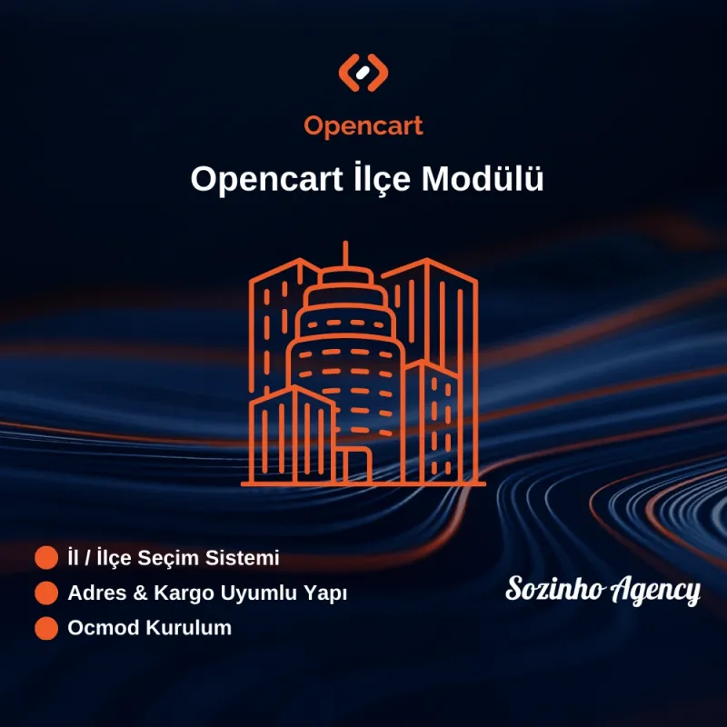 Opencart İlçe Modülü