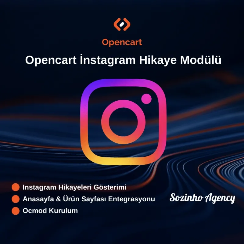 Opencart İnstagram Hikaye Modülü