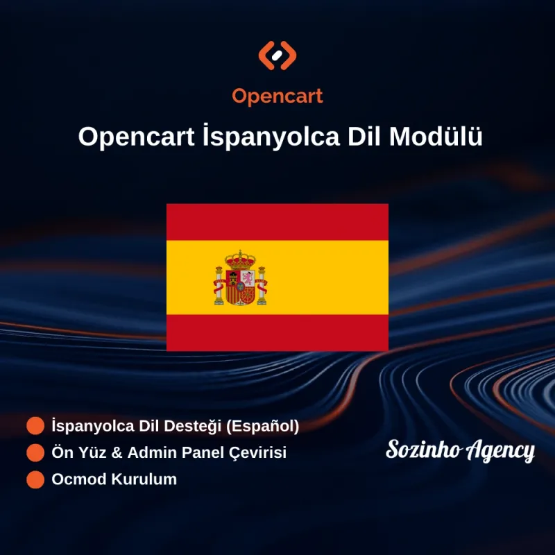 Opencart İspanyolca Dil Modülü